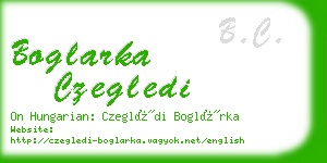 boglarka czegledi business card